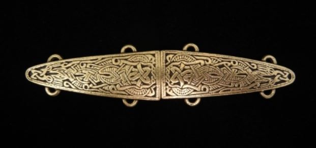 Viking Cloak Clasp Antiqued